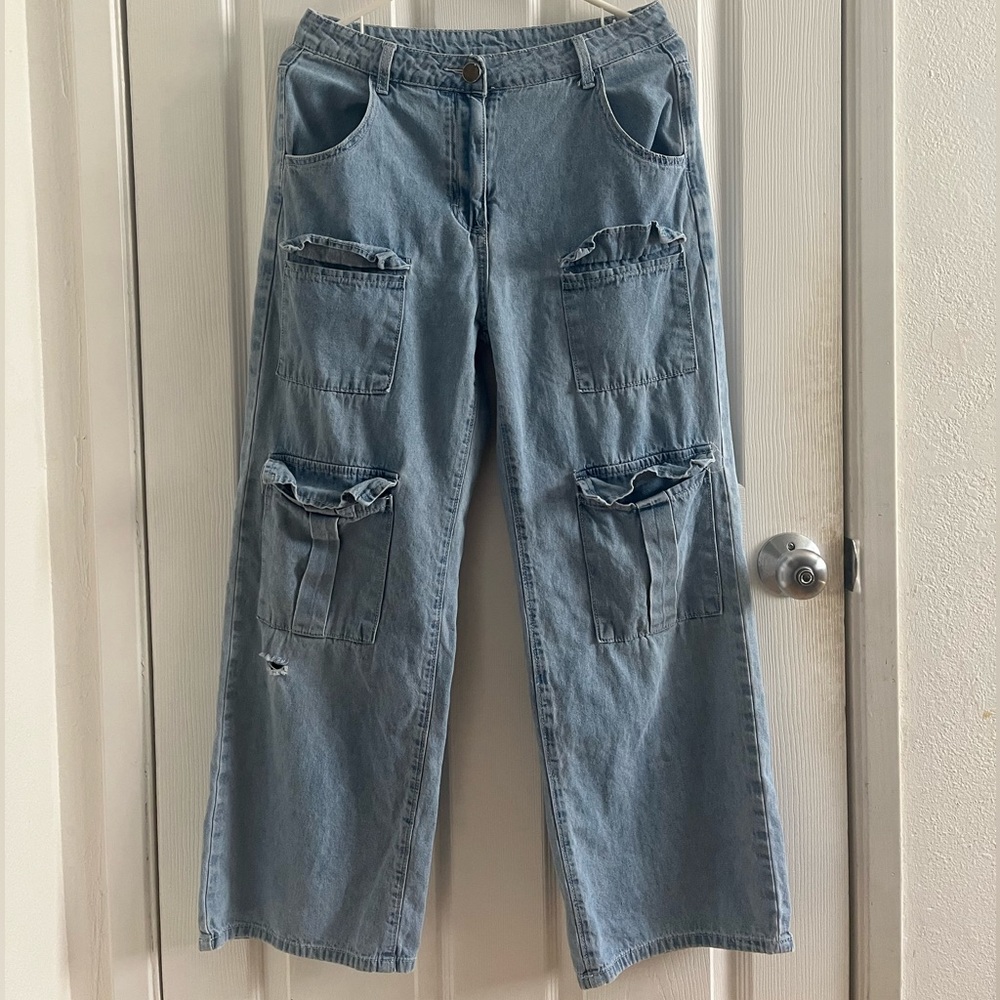 Vintage Women’s Cargo Denim Jeans